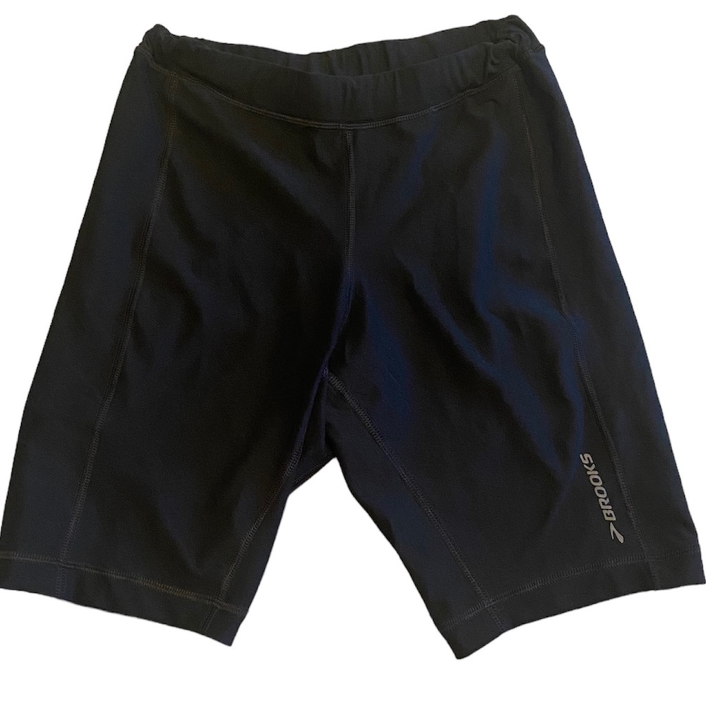 NWOT Brooks Men Compression-Style Running Shorts Black Size Xsmall - Picture 2 of 12